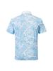 WIDEANGLE Co Reindeer Graphic Polo Shirt M_Ice Blue