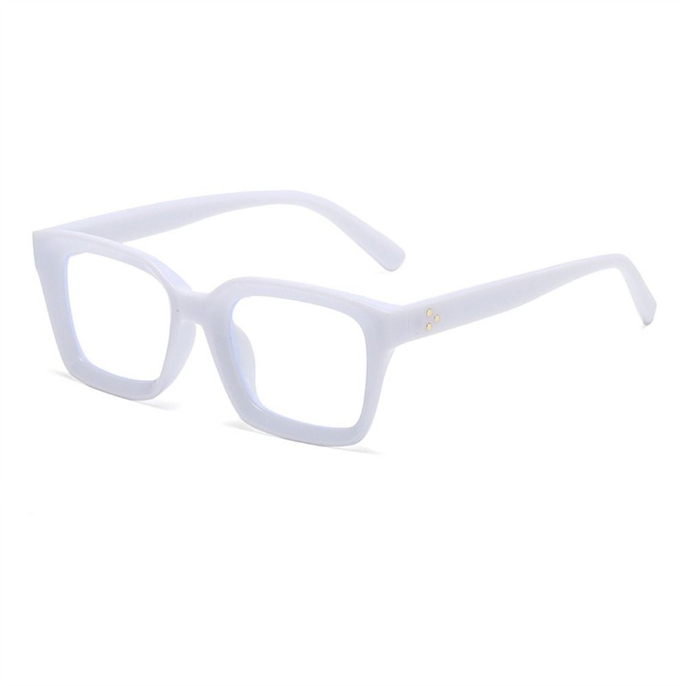 Fashion PC Anti-UV Blue Rays Glasses Ultra-light Solid Color Computer Goggles Square Flat Mirror Eyewear Women