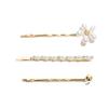 Korean Style Rhinestone Hair Barrette Women's Alloy Side Clip Boutique Accessory