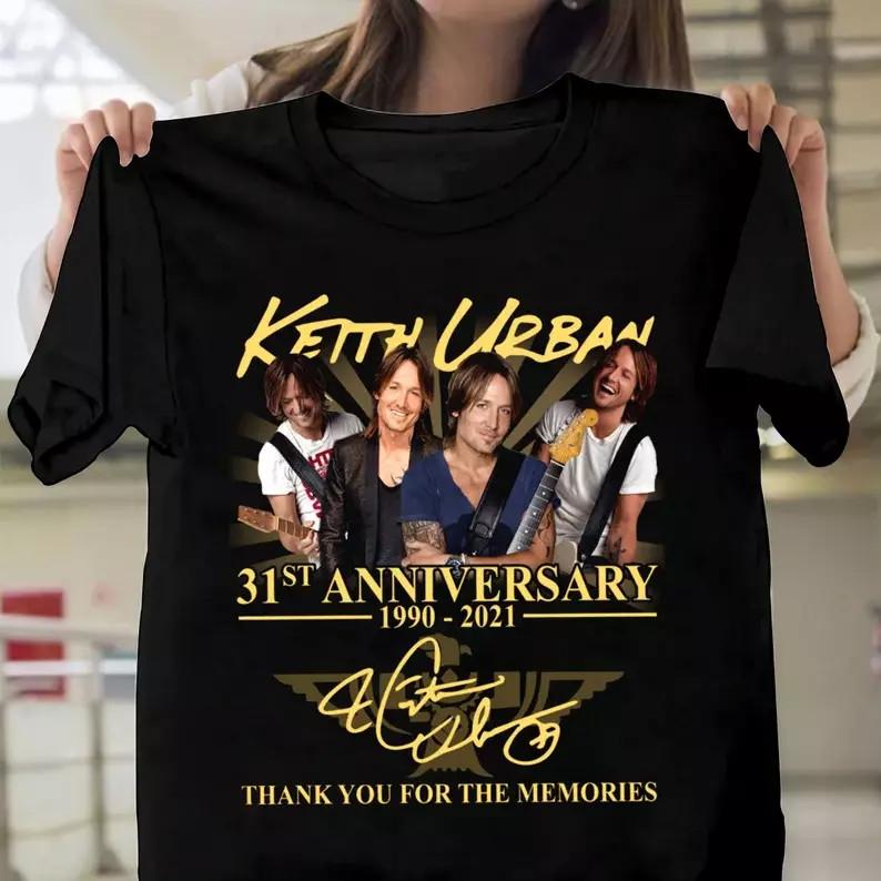 31 Years Anniversary Keith Urban Full Size S-5XL Unisex T-Shirt XXXL