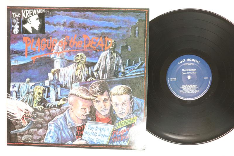 

LP Record KREWMEN Plague Of The Dead LMLP020 LOST MOMENT 1988 UK Rock Used