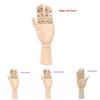 Elegantes Holzmodell für rechte und linke Hand zum Skizzieren und Zeichnen mit beweglichen Gelenkfingern Mannequin