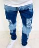 skinny distressed UK hip street sweat jogger super skinny patch JGG.Men's jeggings, pants, denim, drill, drill, sweat, hop, style, denim, pants,