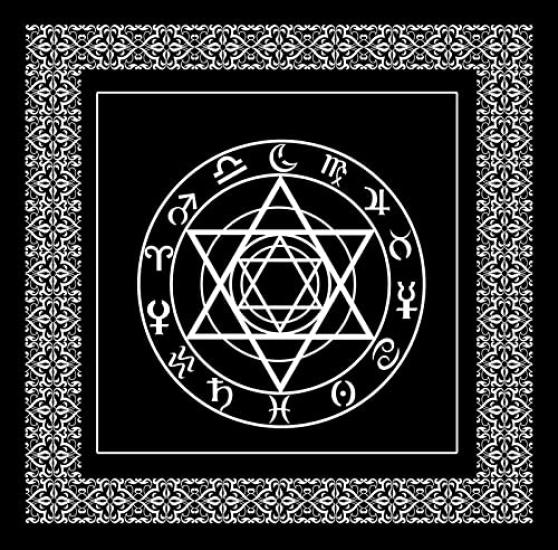 KUROP Tarot Cloth Tarotové ubrusy typy tarotů (4 netkaná textilie)