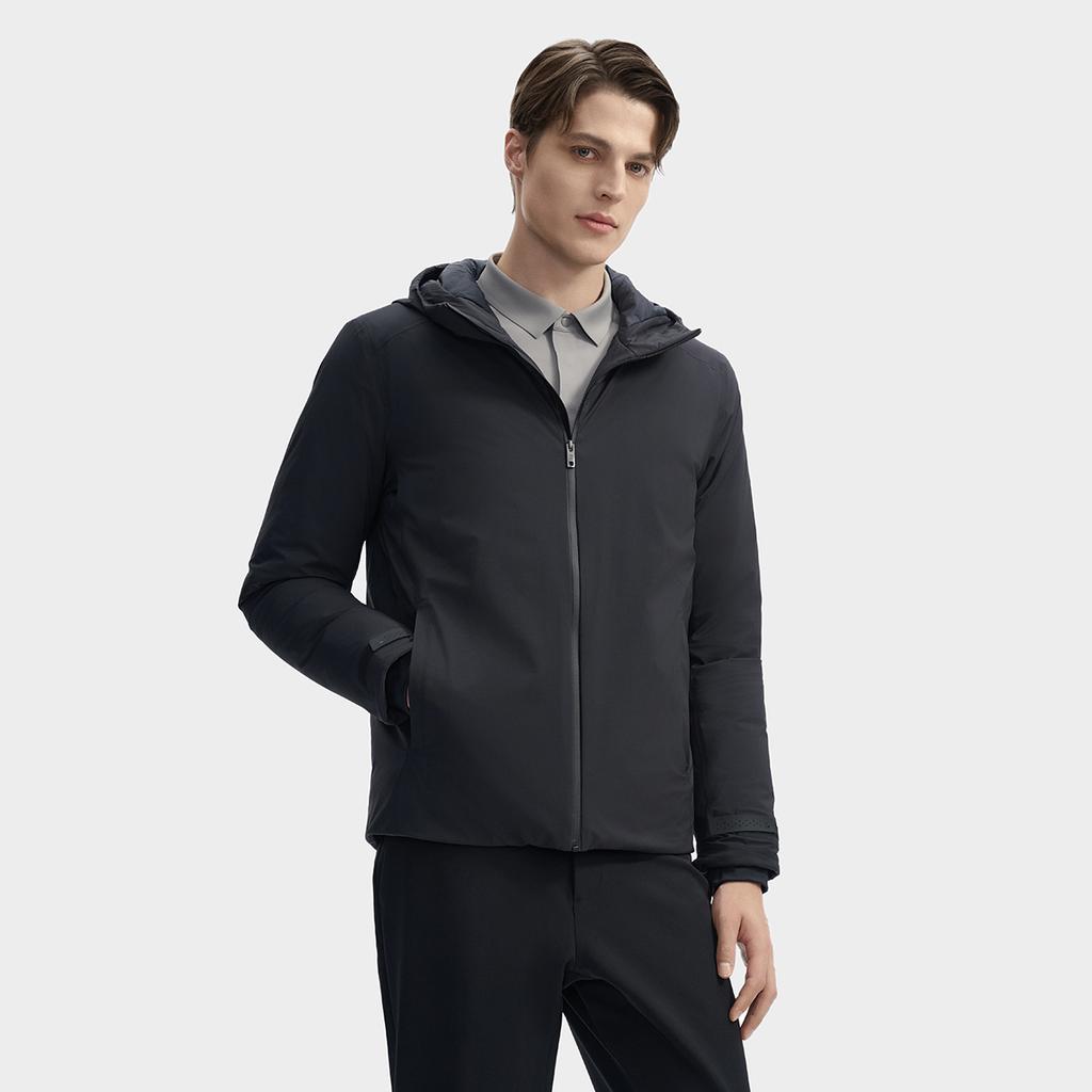 FILA BLUE Down Jacket Men's Jet Black F11M442918FBK