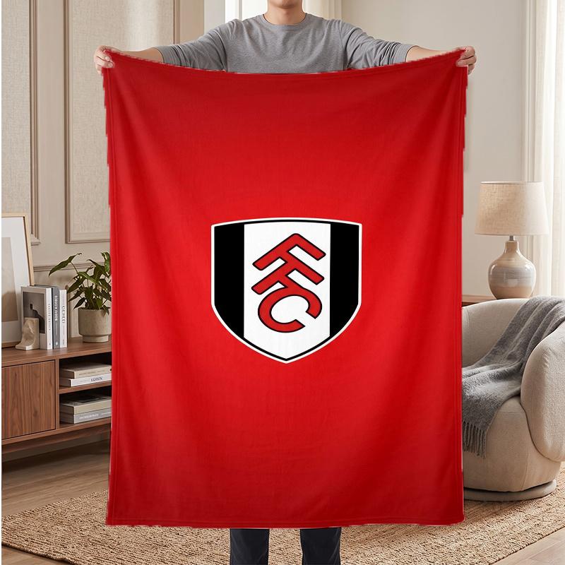 Fulham Fc (41) Soft Warm Flannel Blankets Comfortable Blanket for Home Decoration Gifting