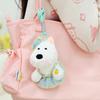 Highland Terrier West Dog Plush Keychain Toy Bag Pendant Decoration Gifts Kids