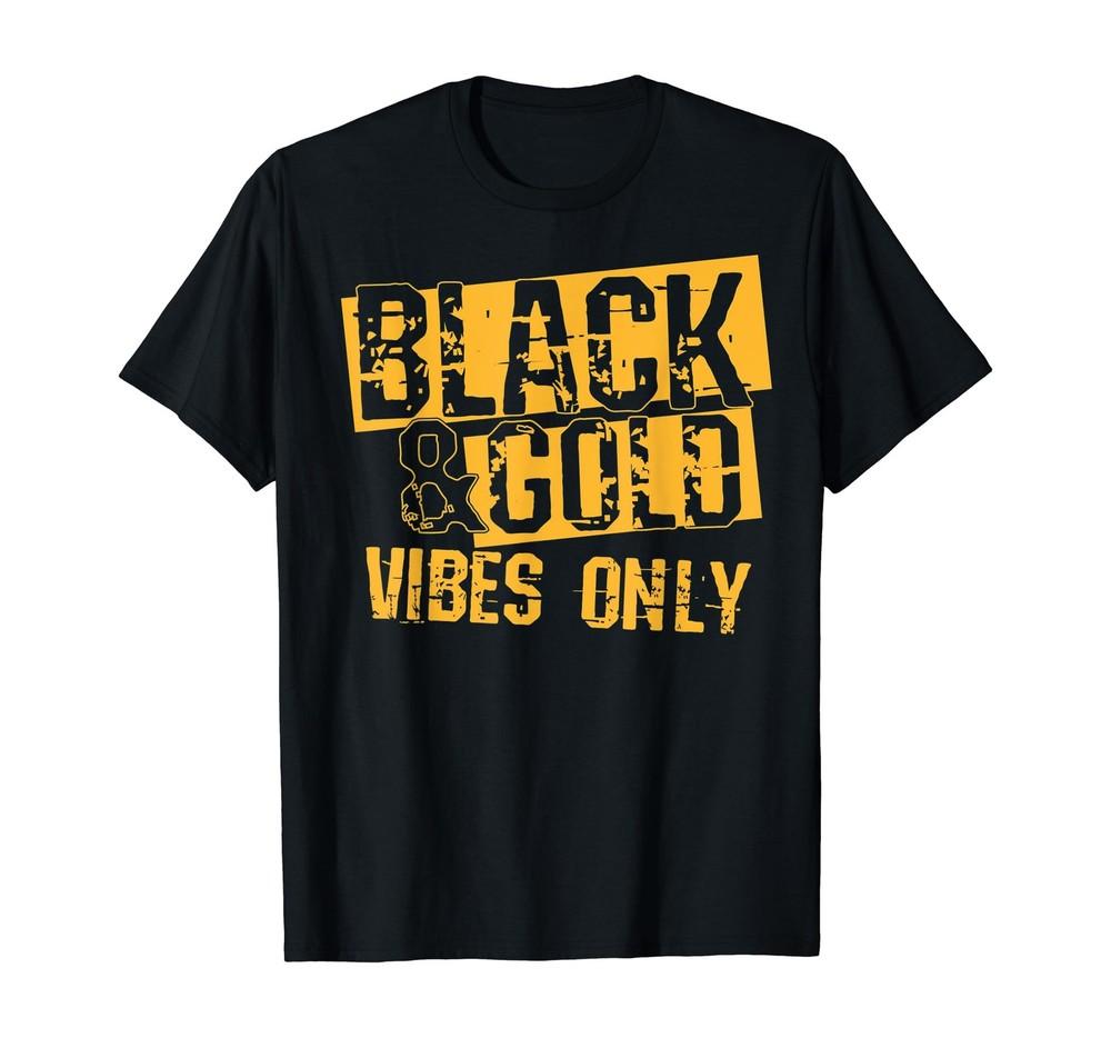 Black Gold Game Day Group Shirt for High School Football T-Shirt Unisex T-Shirt S