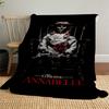 1pc ANNABELLE CONJURINGOutdoor Flannel Blanket Soft Plush Decor for Picnics, camping,Bedroom, Playroom, or Lunch Break, Perfect Gift