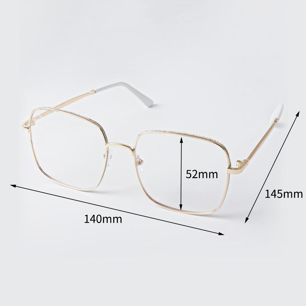Ladies Fashion Glitter Frame Glasses