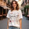 T-shirt Confort Été Français: T-shirt de voyage Paris