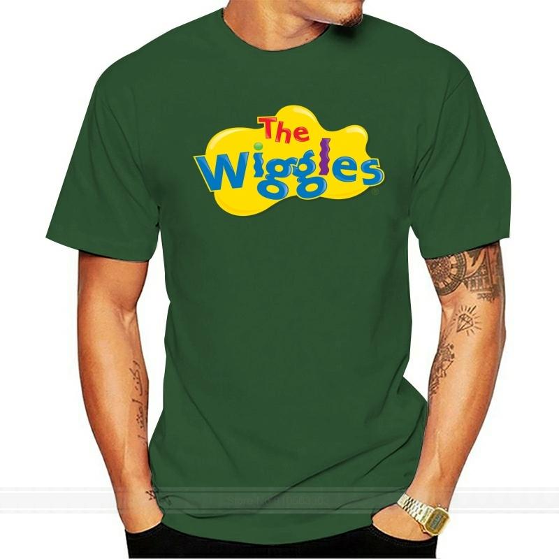 Camiseta con Logo de The Wiggles s para hombre estampado divertido tops para mujer camiseta Casual cuello redondo camisetas