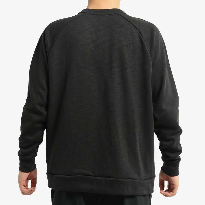 Nike Sports Lifestyle Series Crew Neck Casual Pullover Knit Sweatshirt Men Sweatshirt Black 928466-011