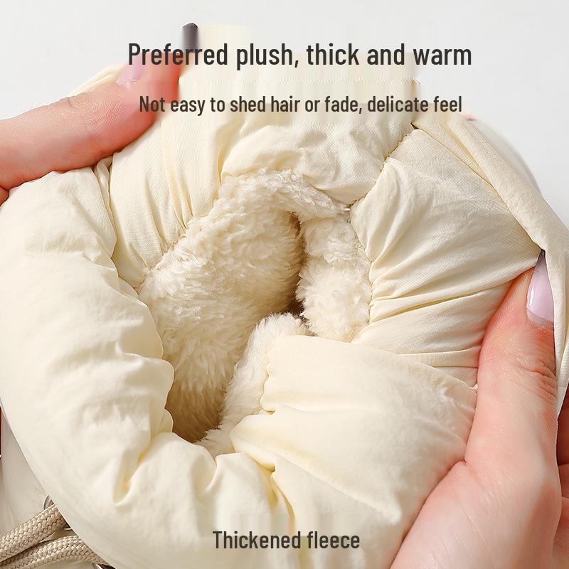 Winter High-Top Cotton Slippers with Elastic Band for Men & Women