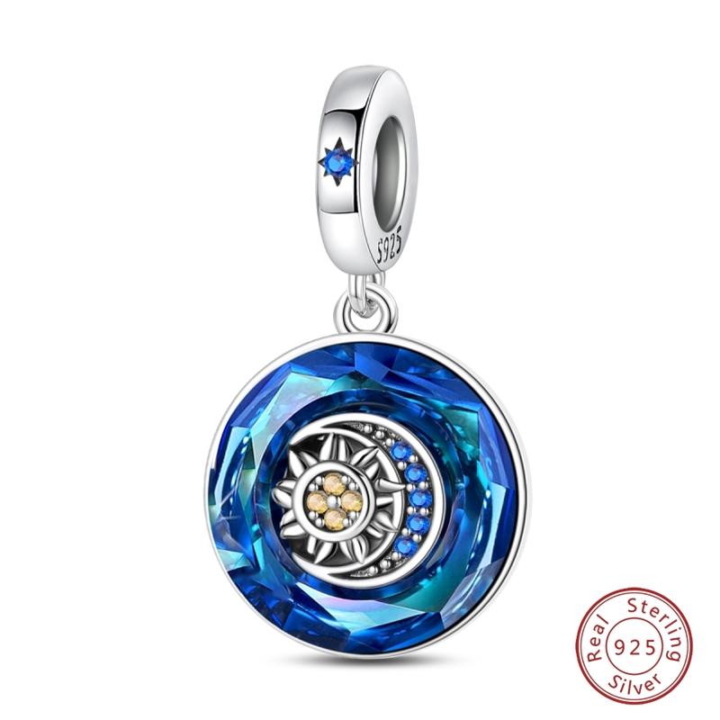 Original Copper Charms Beads Pendants Warm Family & Sunflower Heart Suitable For 3Mm Bracelets Diy Jewelry Making