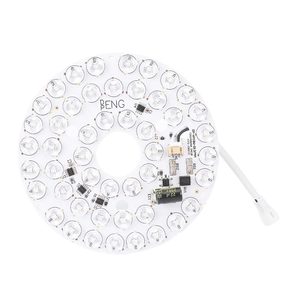 

3 Color Temperatures LED Ceiling Fan Light Panel 220V LED Ceiling Fan Light Module Wall Light 137MM 18W 120V