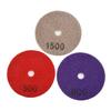7x 3Diamond Polishing Pads Wet Dry Grinding For Granite Stone Marble Tile UK~