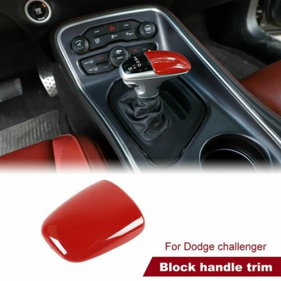 Car Interior Full Decoration Cover Trim Bezels For Dodge Challenger 2015-20 Red