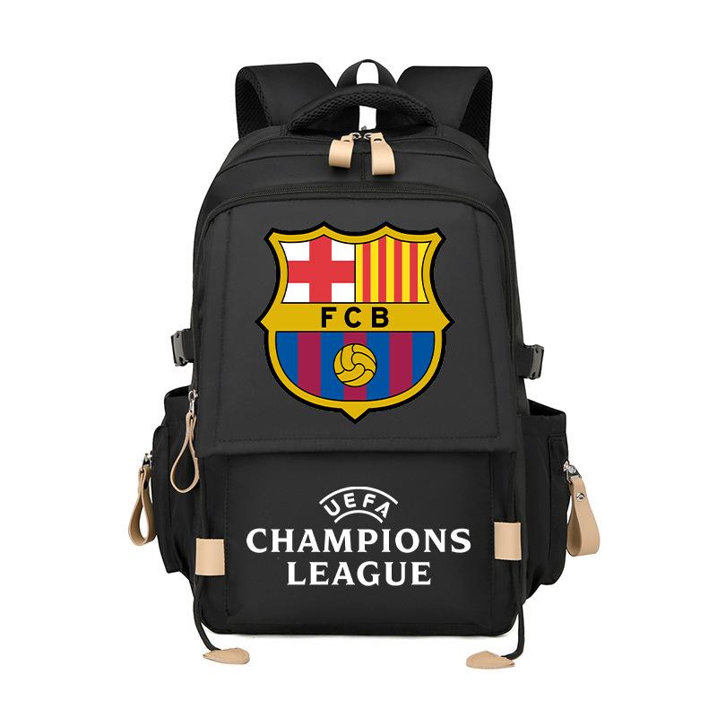 Large Capacity Schoolbag with Shoulder Strap; Student Three-piece Pencil Case Set