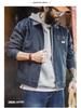Men's American Retro Denim Detroit Jacket: Washed & Distressed Casual Lapel for Spring