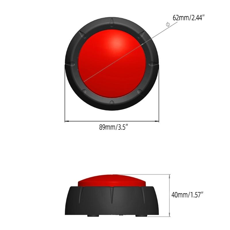 Funny Bullshit Button Office Humor Novelty Sound Device Stress Relief Tool Party Game Supplies Music Box Toy Buttons