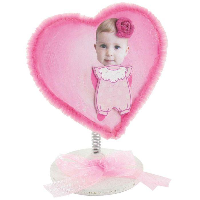 Marque-place - CTOP - Coeur à ressort - Beige - Bois massif - 12,5 cm