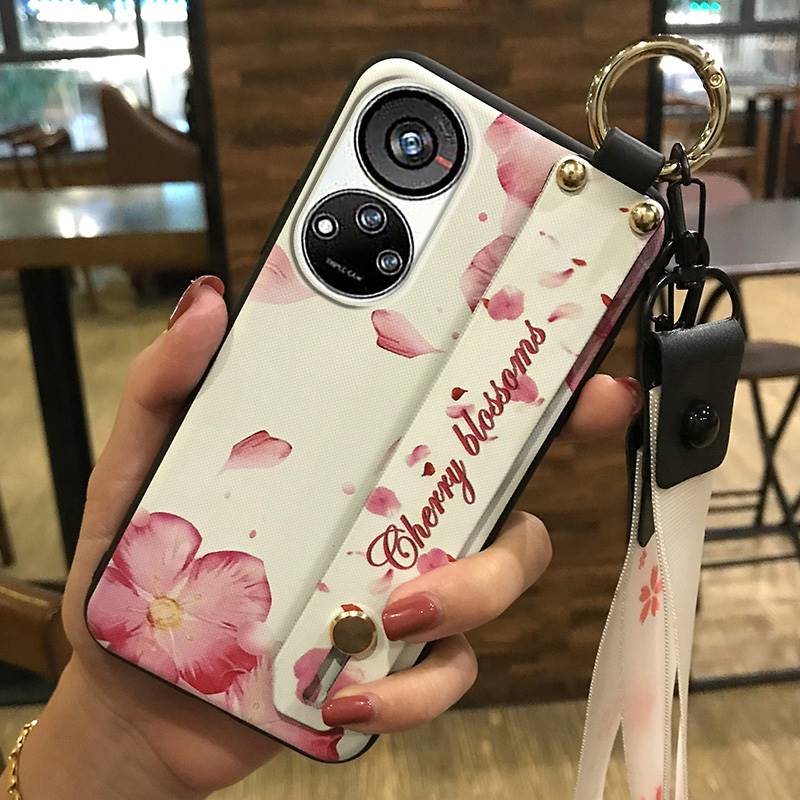 Wristband Phone Holder Phone Case For ZTE Blade V40S/Axon40 SE Dirt-resistant Soft case Durable Wrist Strap Lanyard Ring