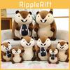 Kids Friendly Marmots Plush Animal Pillow Room Decor For Birthday Gift And Play