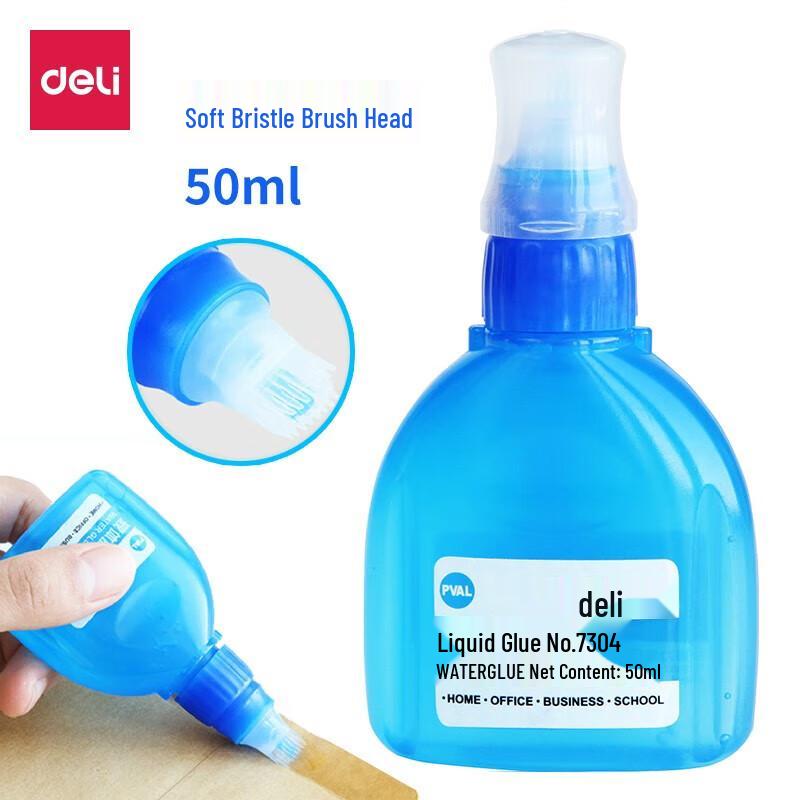 Deli 7304 Clear Liquid Glue, 50ml