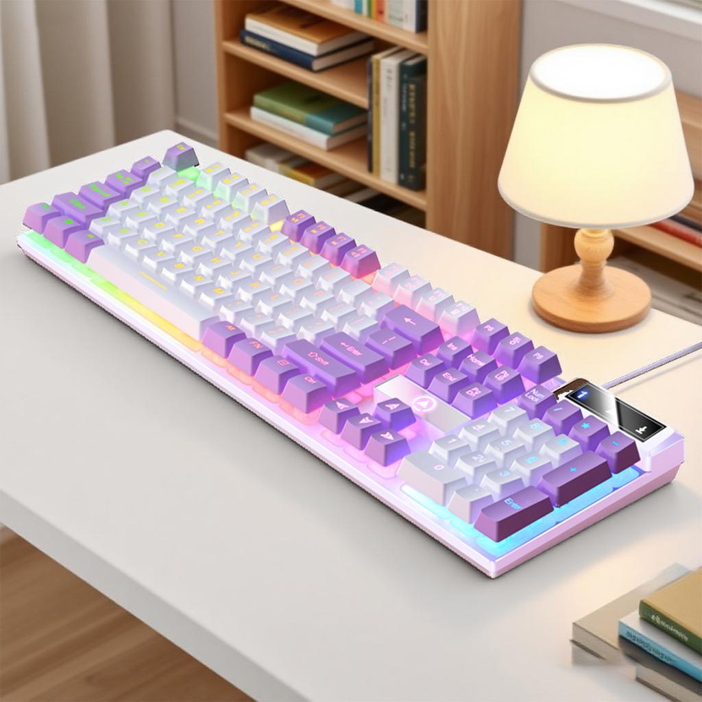 YINDIAO K500 Kabelgebundene Tastatur Gaming Laptop Desktops PC Computer Büro Zubehör Flache Gamer Tastaturen Mit Nummernblock