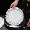 140 Pcs Round Baking Paper White Lace Paper New Oil-absorbing Paper  Cake Baking
