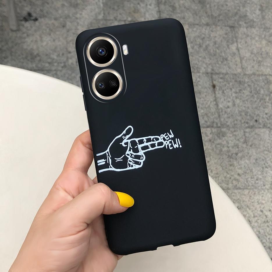 For Huawei Nova 10 SE Case BNE-LX1 BNE-LX3 Cute Candy Painted Cover Soft Silicone Case For Huawei Nova 10SE Nova10 SE Back Cover