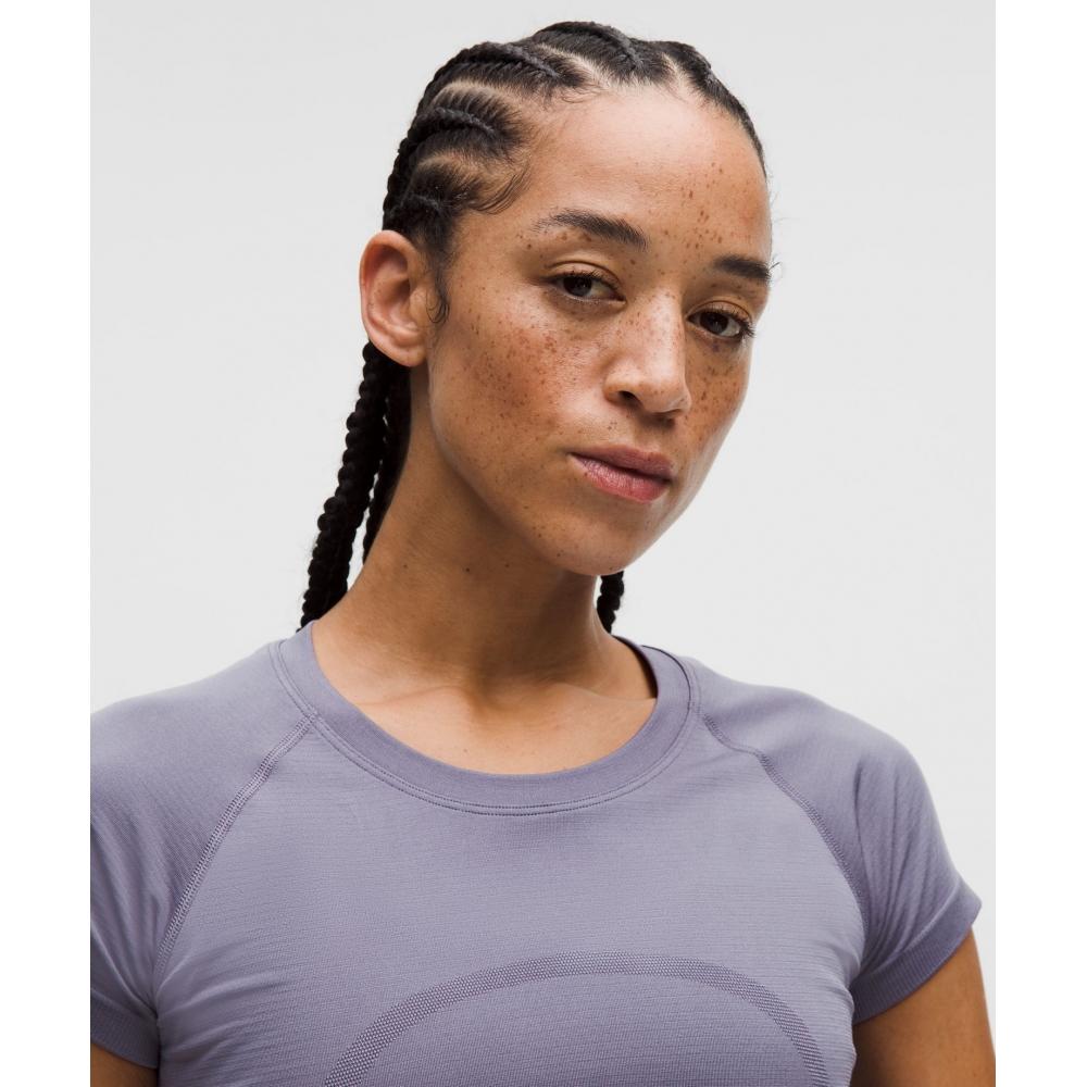 Lululemon Swiftly Tech Short Sleeve Shirt 2.0  Waist Length Grape Mist Grape Mist