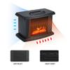 Home Warmer 1000W Elektroheizung Mini Handliche Flamme Warmluftventilator EU-Stecker