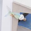 New style cream shell starfish knot hair clip female forest sweet and simple girl heart cute duckbill clip