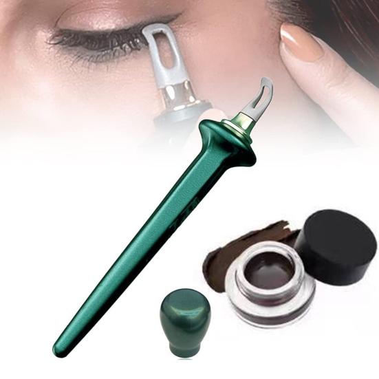 Silicone Eyeliner Kit with Waterproof Liquid Liners Gel Eyeliner Brush Reusable Winged Tightlining Tool for Beginners