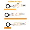 100 Piezas Herramientas de Reparación y Extracción de Terminales de Coche Kit Extractor de Pines de Conector de Engarzado de Cableado Eléctrico Llaves Extractores de Enchufe Automotriz