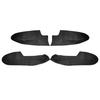 4X ALL Black Leather Door Panel Armrest Cover for Nissan Qashqai 2016-2018
