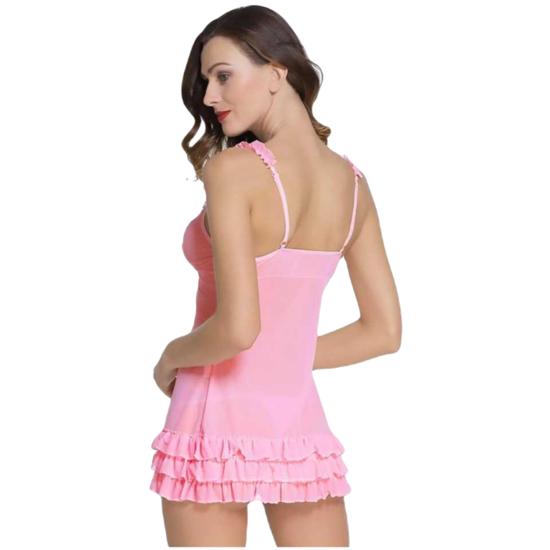 Ladysta Woman Baby Doll Nighty Free Size (S, M, L)