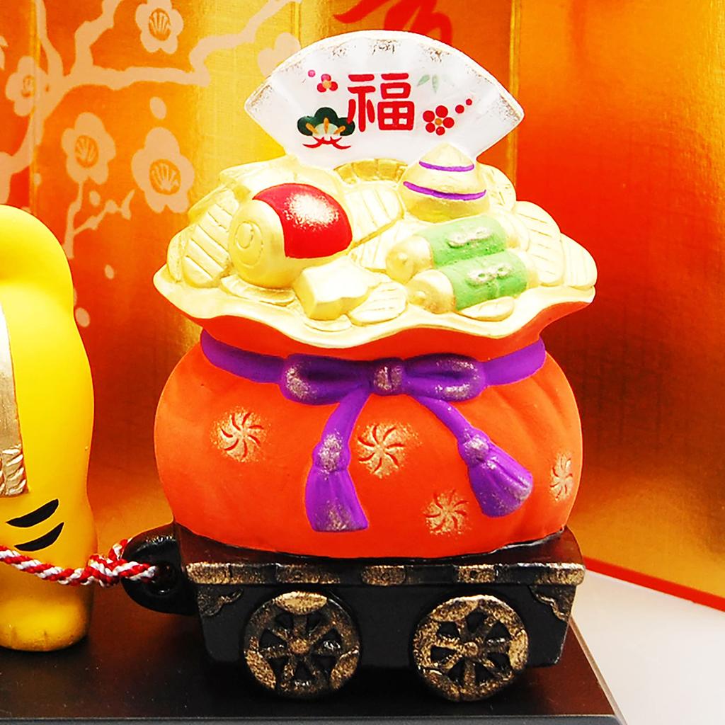 Yakushi Kiln 2022 Zodiac New Entryway Bring Good Fortune To the New Lucky Tiger of Height 7cm X Width Height 10cm X Width Figurine, Year's Decoration,