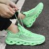 Sports Shoes Men's Breathable Fly Woven Men's Shoes Fried Dough Twists Soles Hollow Thick Soles Large Casual Shoes