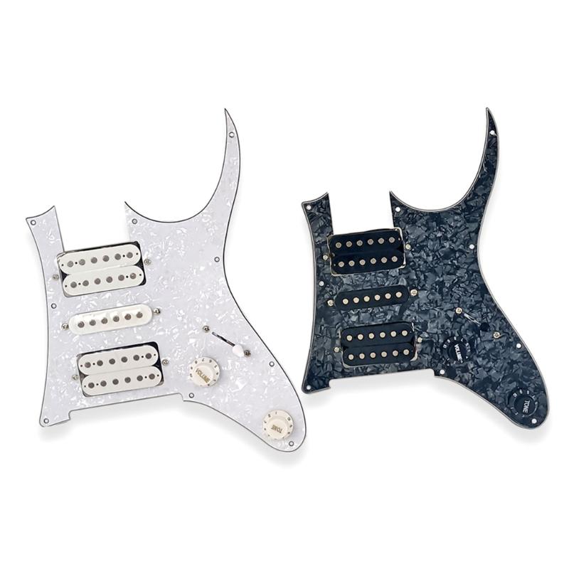 Elektrische Gitarre Board Pickguard Tonabnehmer mit HSH Pickup Bestückt Vorverkabelt für Ersatzteile Gitarrenspiel Zubehör