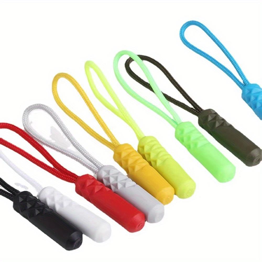 5pcs Zippers Pull Puller End Fit Rope Tag Replacement Clip Broken Buckle Fixer Suitcase Tent Backpack Zipper Cord