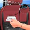 Pu Leather Car With Tissue Holder Cup Pocket Fits Road Trips Daily Commute Easy Install Keep Car Tidy