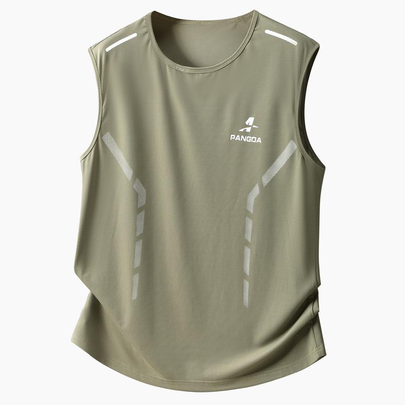 

Men s Plus Size Quick Dry Athletic Tank Top, Breathable Sleeveless Sport Shirt (5XL-12XL) 12XL(160kg-170kg) хакі