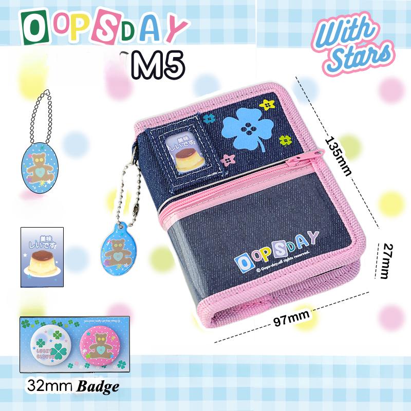 Fotoalbum im amerikanischen Stil mit Stickerei aus Denim, Mini-Fotoalbum M5, 3 Zoll, Kpop-Fotokarten-Sammelalbum, Kartenordner, Neu 2025