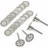 Diamond Cutting Disc - AIMOONSA - 22 Mm - Pack of 20 Pieces - 4 Shank Mandrels - For Rotary Tools