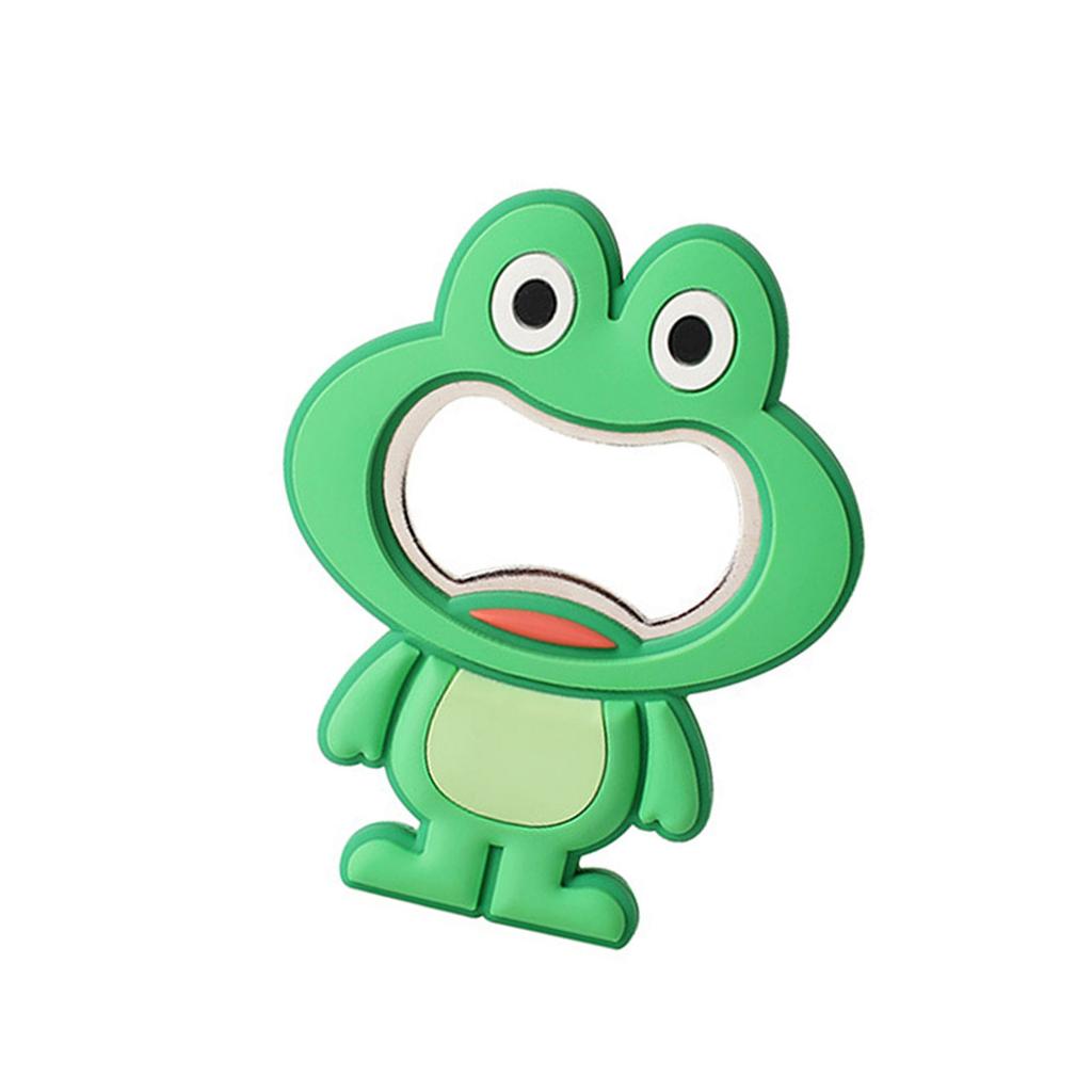 Creative Animal Bottle Opener Magnetic Refrigerator Decor Dual Purpose Kitchen Tool Safe PVC Material