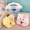 Cos Hachiware Usagi Chiikawa Cosplay Hello Kitty Cinnamoroll Pom Pom Purin U-shaped Neck Pillow Hachiware Portable Travel Pillow