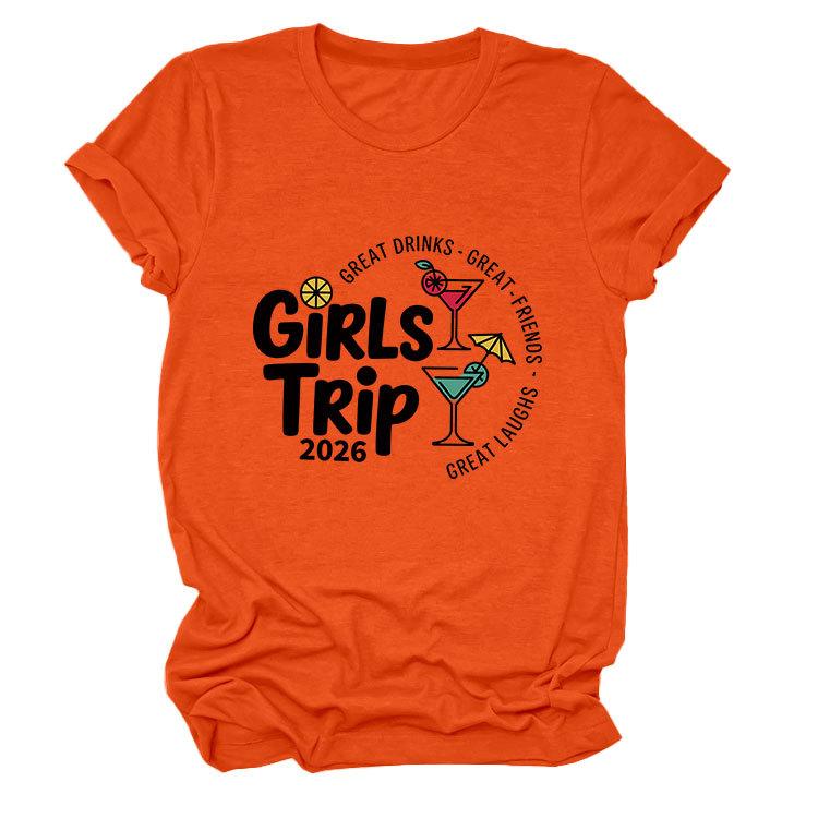 Camiseta Feminina Versátil Confortável com Gola Redonda e Manga Curta